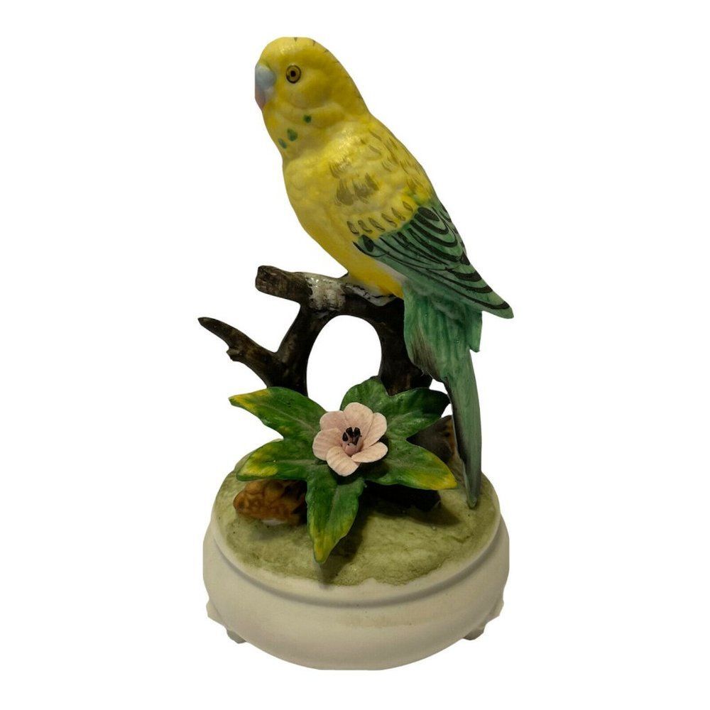 San Francisco music box yellow bird branch flower “Oh what a beautiful morning”
